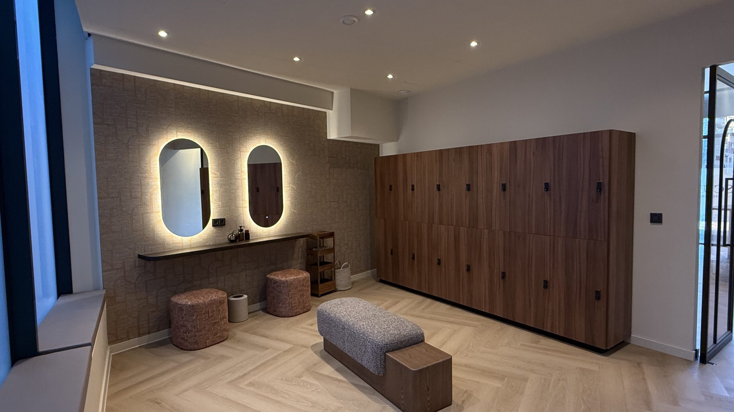 Breathing room, lockers en rustruimte bij SCULPT